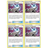 4x Cartas Pokémon Inquieteco De  Energias - Original
