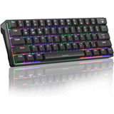 Solakaka 60% Teclado Mecánico Gamer Bluetooth Inalámbrico