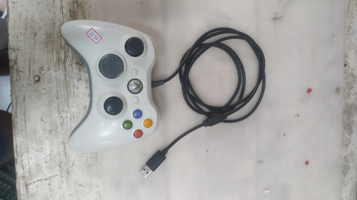 Controle Xbox Branco Com Fio J698