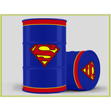 Armário Sem Porta Superman Azul 86x56cm 200l Decorativo