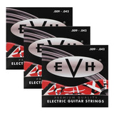 Evh 942 Cuerdas Para Guitarra 3 Pk Eddie Van Halen 09-42