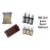 Kit Para Hacerjabones Glicerina+3color+3aromas+1moldes