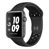 Apple Watch 3 Nike+ De 42 Mm, Aluminio Negro Usado Excelente