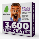 3.600 Templates Envato Para Wordpress + 30.000 Plrs