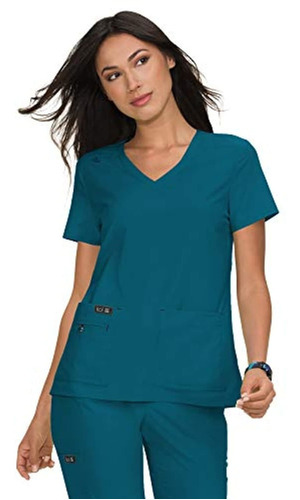 Koi Koi Básicos 373 Becca V-neck Solid Scrub Top De Mujer