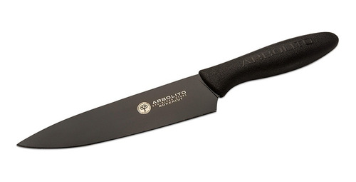 Cuchillo  Bokercut 20 Cm Inox Negro Antiadherente Arbolito