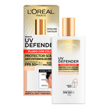 Loreal Paris Protector Solar Fluido Claro Fps50 Uv Defender