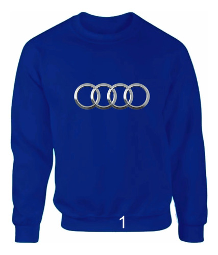 Sudadera Lisa Audi Logo Carros