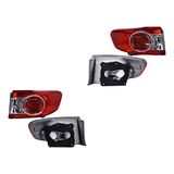 Par Juego Calaveras Exteriores Toyota Corolla 2011 -2013 Rxc