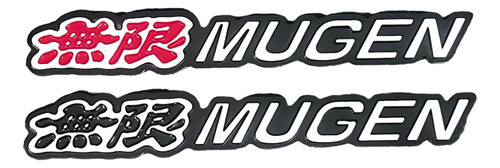 Emblema Mugen Aluminio Honda Civic Jdm Adherible