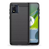 Funda Fibra De Carbono Rugged Para Motorola Moto E13