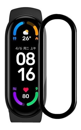 2x Pmma Vidrio Templado Glass Smartwatch Xiaomi Mi Band 5