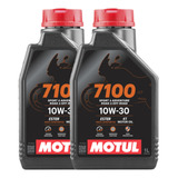 Aceite Moto 4t 7100 10w30 100% Sintetico Motul 2 Litros