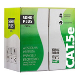 Cabo De Rede Furukawa Cat5e Soho Plus Caixa 305m Cmx Azul Cl