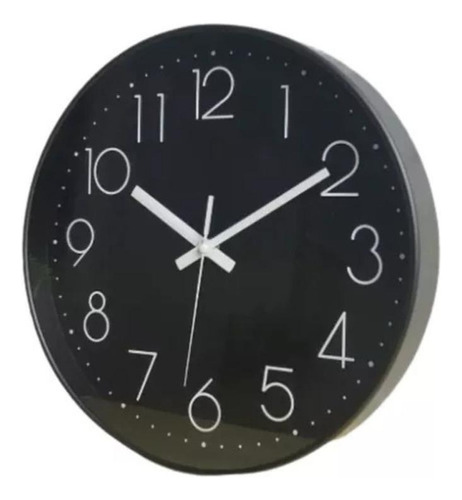 Reloj De Pared Moderno Silencioso Clasic Redondo 25cm Quartz