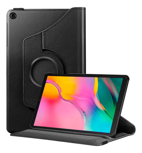 Capa Giratória Inclinável Tablet Samsung Galaxy Tab A8 Preto