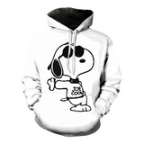 Sudadera Suelta Y Cómoda Con Estampado De Moda Snoopy Dog