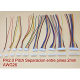 Conector Jst Ph2.0  8 Pines Con Cable Pack 4 Unidades
