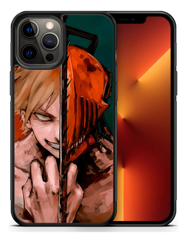 Funda Tpu Denji Chainsaw Man Art Makima Pochita Anime