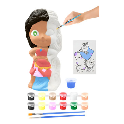 Alcancía De Moana Para Pintar, De Fiesta De Niña Bebé | Meses sin interés