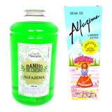 Perfume Seiva De Alfazema E Banho Aromático Limpeza Kit