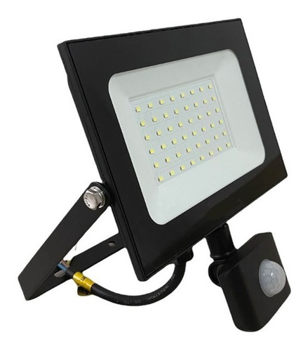 Reflector Led 50w Con Sensor Luz Blanca