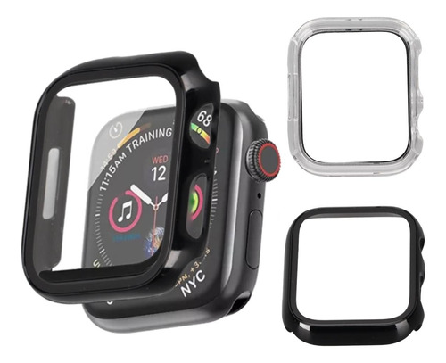 Protector Carcasa Slim Para Apple Watch Series7 41mm-negro
