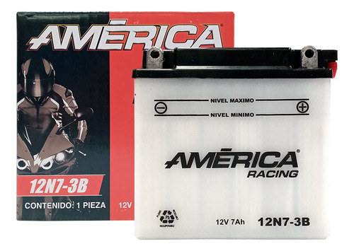 Bateria América Moto Italika 150z Dt150 Ft150 Rc150 12n7-3b