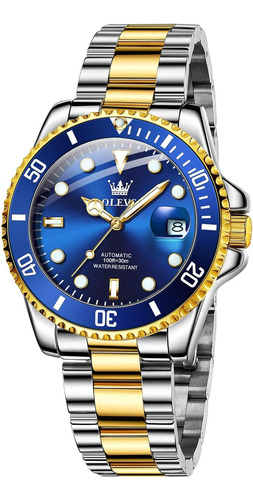 Olevs Relojes Para Hombre Reloj Submariner Automático De Ace