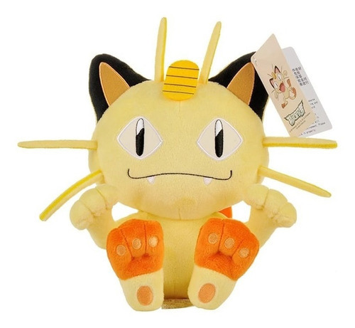 Brinquedo De Pelúcia Meowth Pokémon. 25 Cm