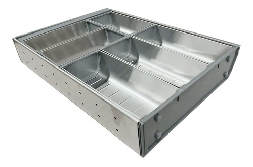 Cubiertero Acero Inox Cajón Módulo 50 Cm