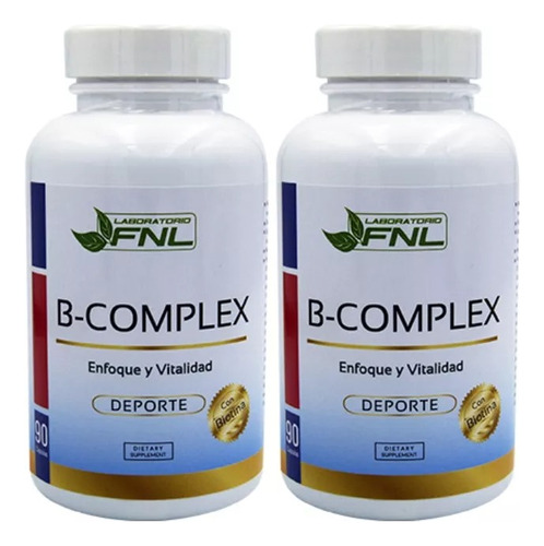Complejo B - B Complex - B12 Vitamina B12 -pack Para 6 Meses