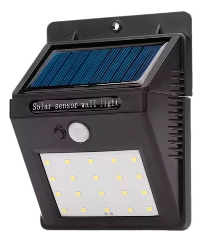 Luz Con 20 Leds + Sensor Movimiento Exteriores Potente