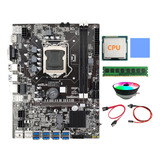 Placa Madre B75 Btc Mining Lga1155 8gpu Pci-e 1x 16x Aleator