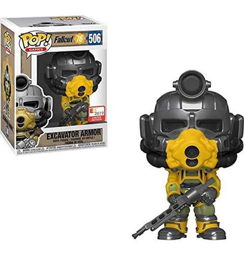 Figura De Accion  Funko Pop!  Fallout 76 - Excavadora Armor