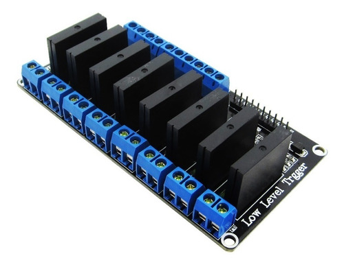 Modulo Rele Relevo 8 Canales 5v Estado Solido 250v - 2a