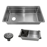 Cuba Pia De Cozinha Gourmet Aço Inox 304 Tubrax