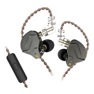 Audífonos In Ear KZ con cable ZSN Pro con Microfono Color Gris | Envío gratis