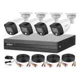 Dvr 8 Canales Con 4 Camaras Audio Full Color