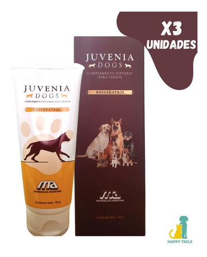 Juvenia Dogs Complemento Nutricional Pomo 3 X 150 Grs 