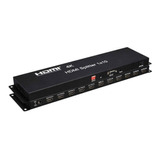 Splitter Divisor De Sinal Hub Hdmi 1x10 Portas 4k 2160p