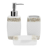 Kit Lavabo Porcelana Montreal 3 Peças - Yazi 