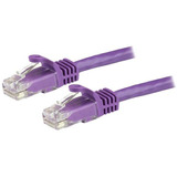 Cable De Red 1m Púrpura Cat6 Ethernet Gigabit Sin Enganches