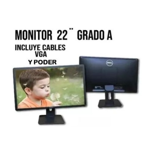 Monitor 22 Pulgadas Grado A Con Base, Dell,lenovo,hp,etc