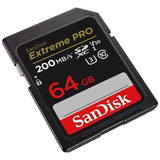 Tarjeta De Memoria Sd Xc Extreme Pro De 64 Gb Y 200 Mb/s