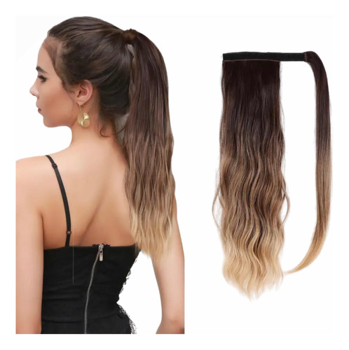 Extensión Cabello Cola De Caballo Degrade Resistente 120 C