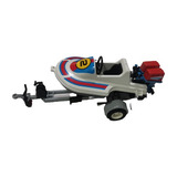 Playmobil 3198 Lancha Carrera Con Trailer Offshore Ed Usa