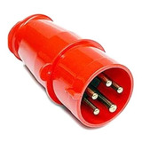 Plug Industrial 16a 3p+n+t Vermelho 380v Steck N5076