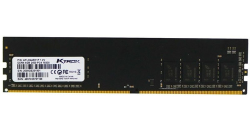 Memória Ktrok 4gb Ddr4 2400 Para Pc