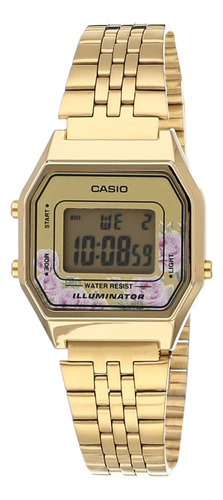 Casio La680wga-4c Reloj Vintage Con Alarma En Tono Dorado